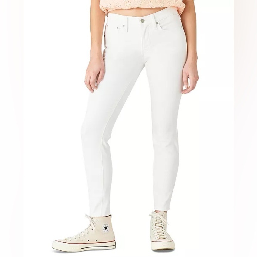 Lucky Brand White Ava Skinny Jeans